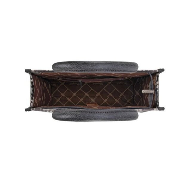 Wrangler Southwestern Pattern Dual Sided Print Concealed Carry Wide Tote - Picture 3 of 14